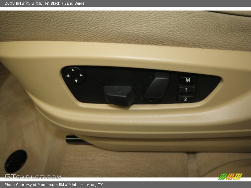 Jet Black / Sand Beige 2008 BMW X5 3.0si