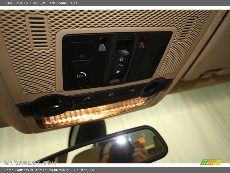 Jet Black / Sand Beige 2008 BMW X5 3.0si