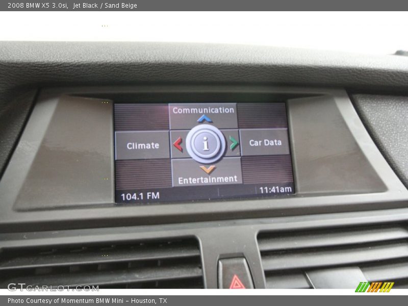 Jet Black / Sand Beige 2008 BMW X5 3.0si