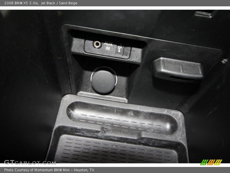 Jet Black / Sand Beige 2008 BMW X5 3.0si