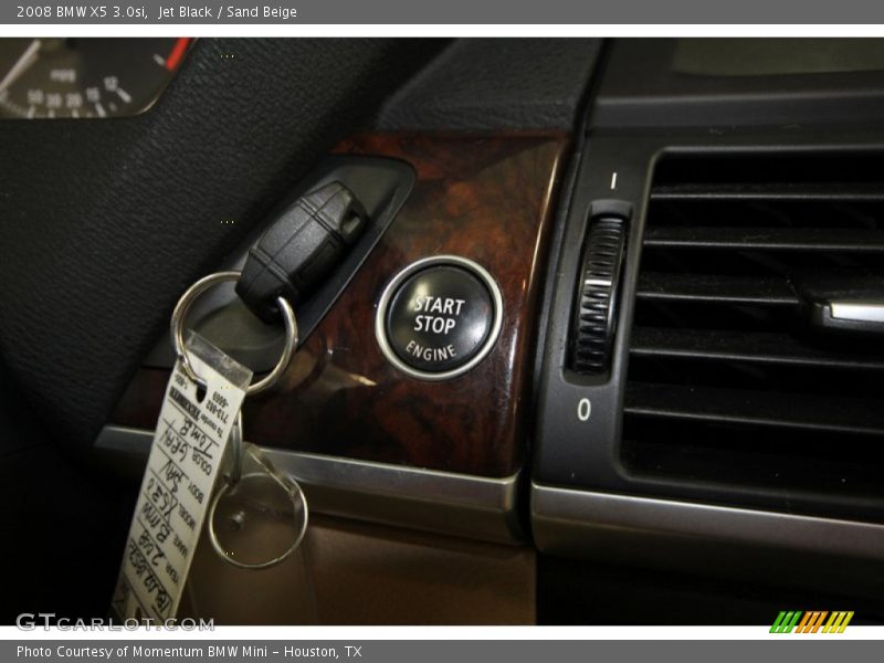 Jet Black / Sand Beige 2008 BMW X5 3.0si