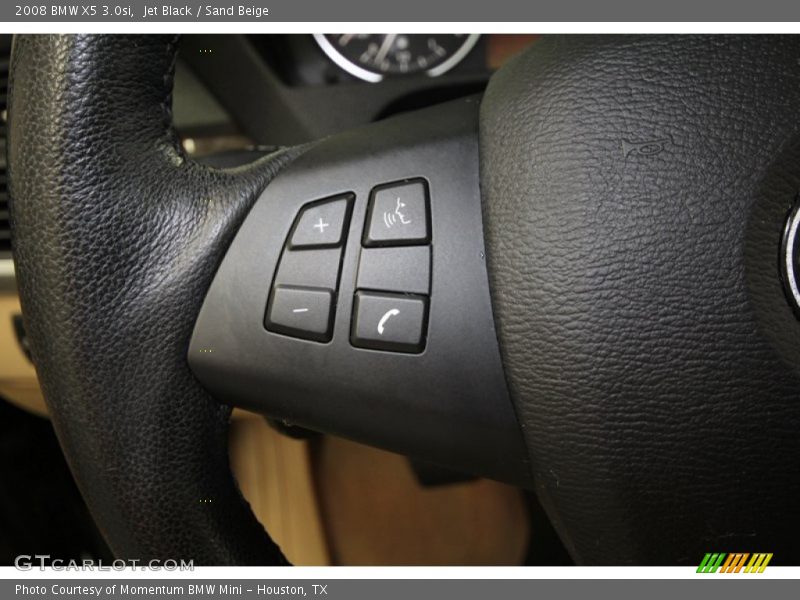 Jet Black / Sand Beige 2008 BMW X5 3.0si