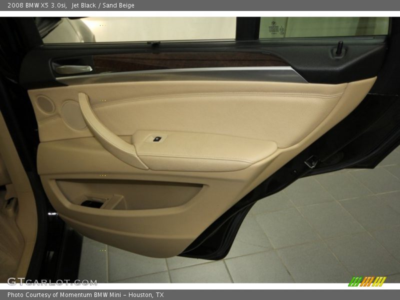 Jet Black / Sand Beige 2008 BMW X5 3.0si