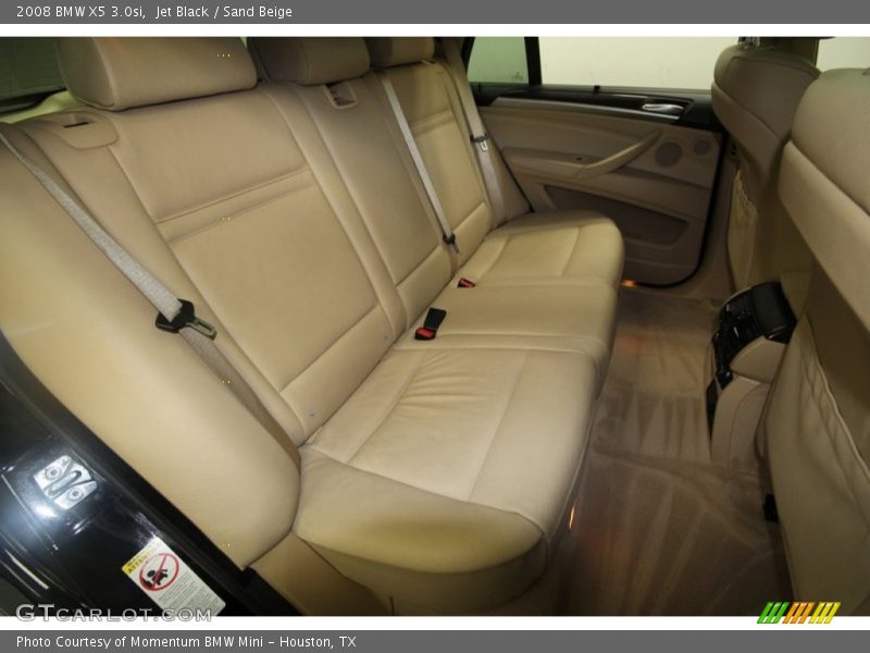 Jet Black / Sand Beige 2008 BMW X5 3.0si