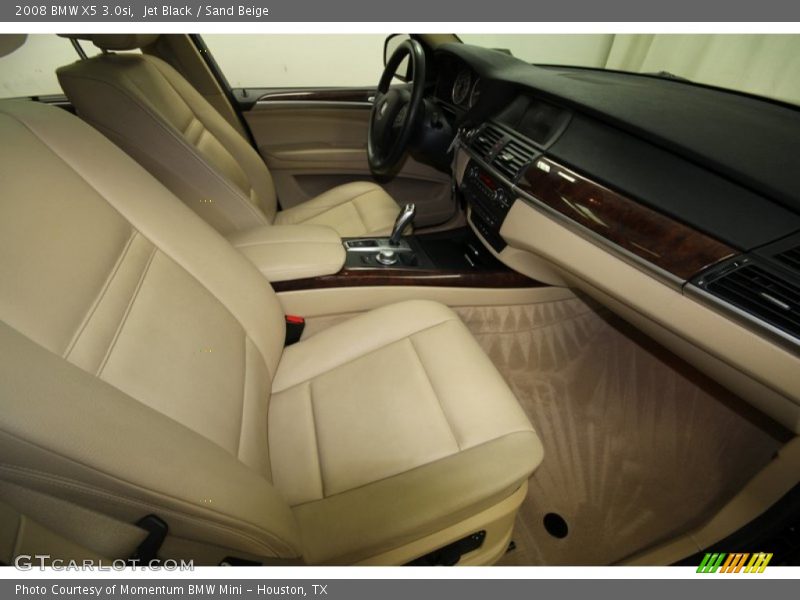 Jet Black / Sand Beige 2008 BMW X5 3.0si