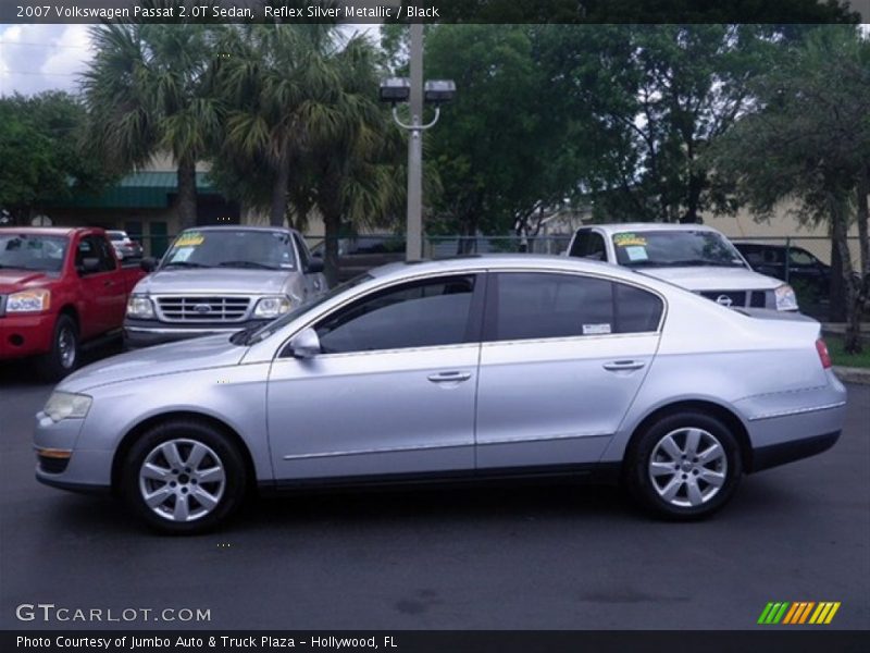 Reflex Silver Metallic / Black 2007 Volkswagen Passat 2.0T Sedan