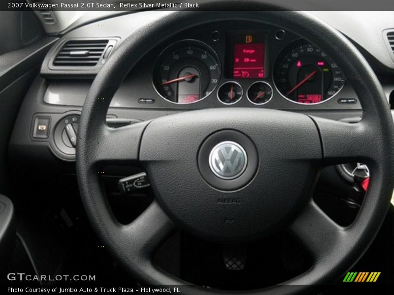Reflex Silver Metallic / Black 2007 Volkswagen Passat 2.0T Sedan
