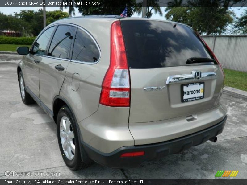 Borrego Beige Metallic / Ivory 2007 Honda CR-V EX