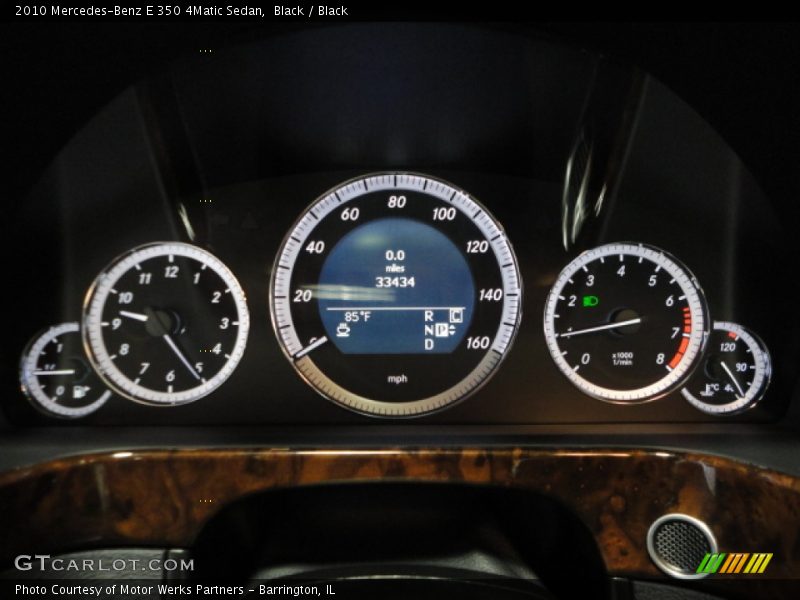 Black / Black 2010 Mercedes-Benz E 350 4Matic Sedan