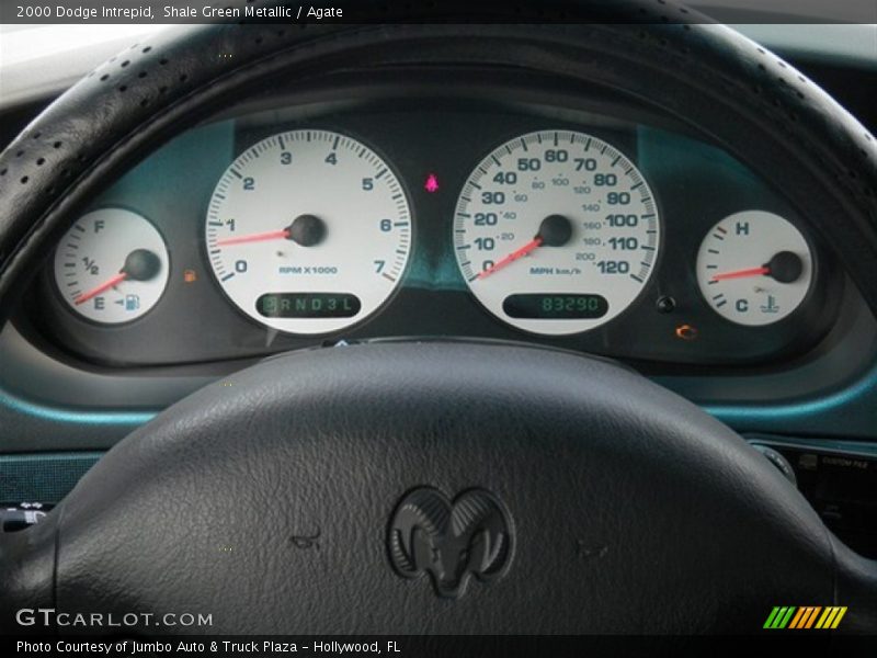 Shale Green Metallic / Agate 2000 Dodge Intrepid