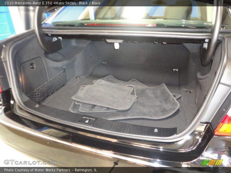 Black / Black 2010 Mercedes-Benz E 350 4Matic Sedan