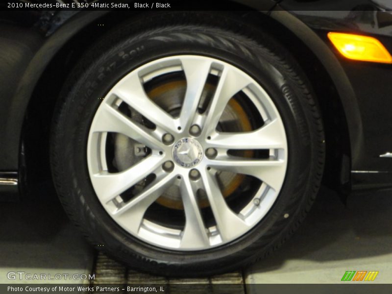 Black / Black 2010 Mercedes-Benz E 350 4Matic Sedan