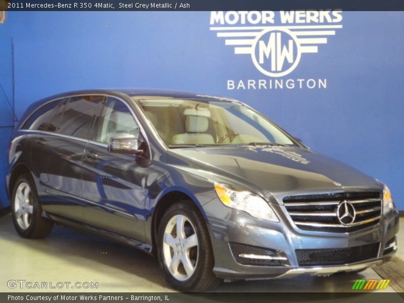 Steel Grey Metallic / Ash 2011 Mercedes-Benz R 350 4Matic