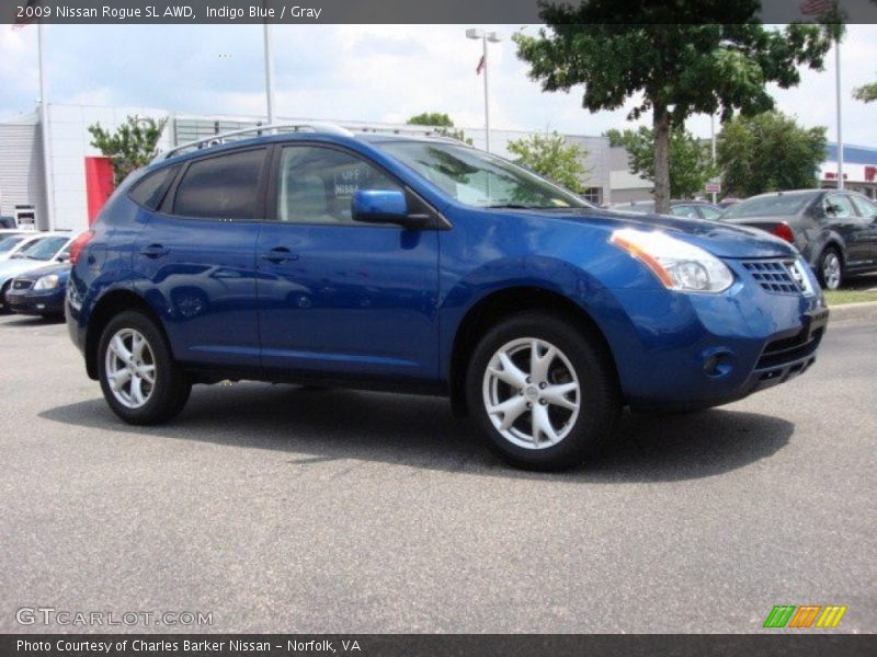 Indigo Blue / Gray 2009 Nissan Rogue SL AWD