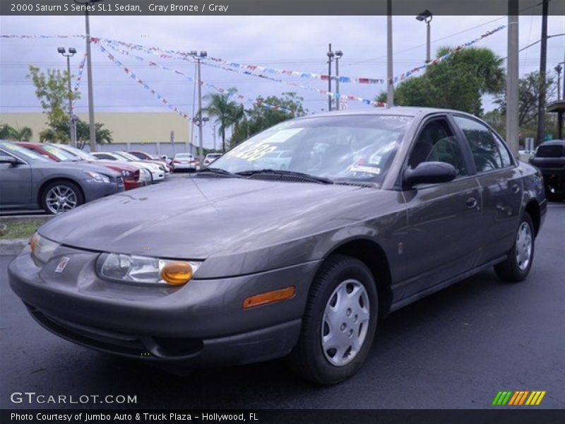 Gray Bronze / Gray 2000 Saturn S Series SL1 Sedan