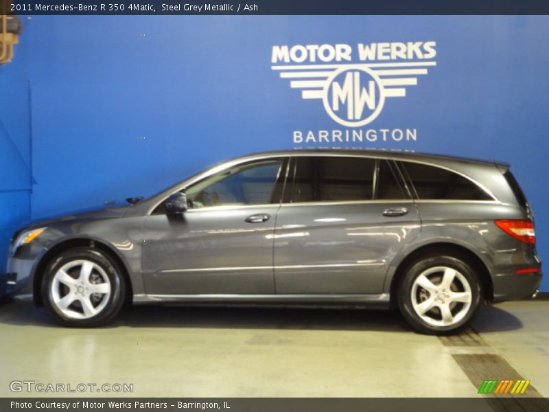 Steel Grey Metallic / Ash 2011 Mercedes-Benz R 350 4Matic