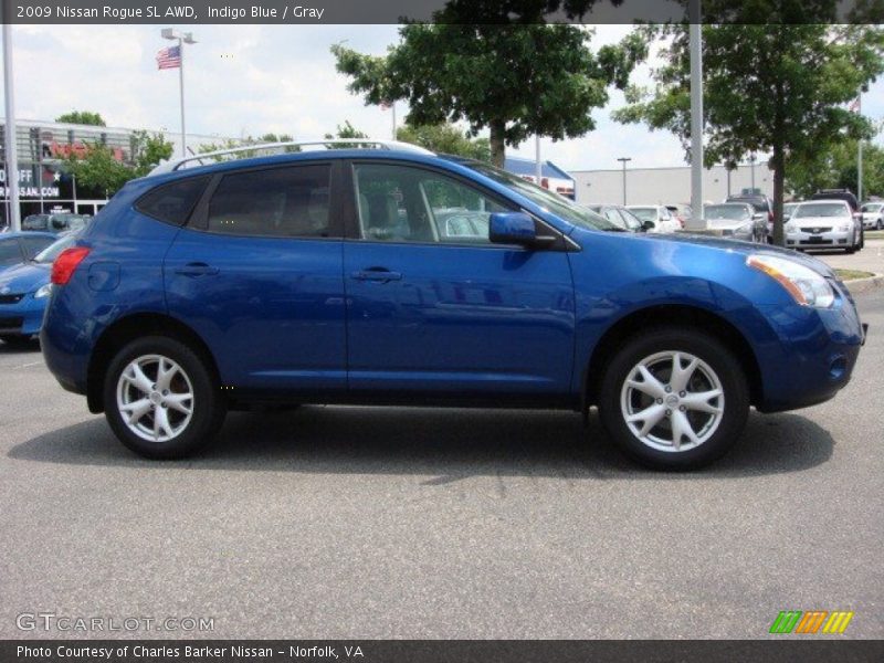 Indigo Blue / Gray 2009 Nissan Rogue SL AWD