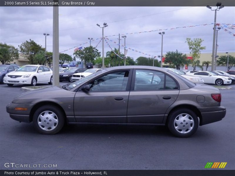 Gray Bronze / Gray 2000 Saturn S Series SL1 Sedan