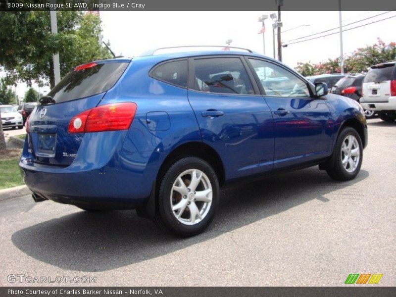 Indigo Blue / Gray 2009 Nissan Rogue SL AWD