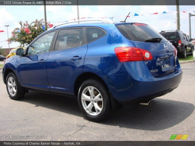 Indigo Blue / Gray 2009 Nissan Rogue SL AWD