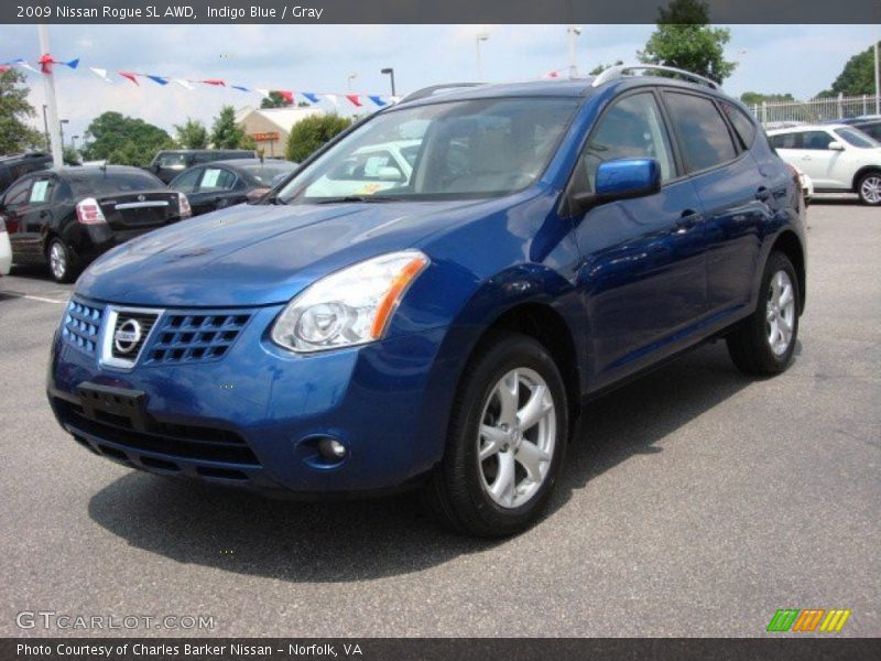 Indigo Blue / Gray 2009 Nissan Rogue SL AWD
