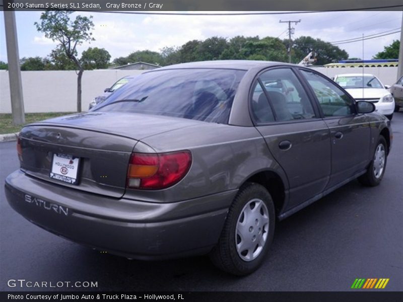 Gray Bronze / Gray 2000 Saturn S Series SL1 Sedan