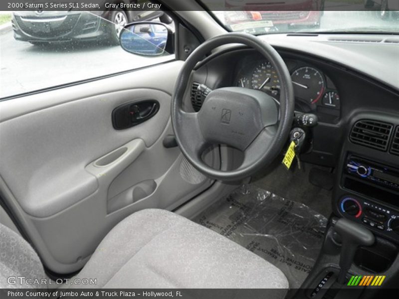 Gray Bronze / Gray 2000 Saturn S Series SL1 Sedan