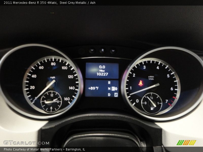 Steel Grey Metallic / Ash 2011 Mercedes-Benz R 350 4Matic