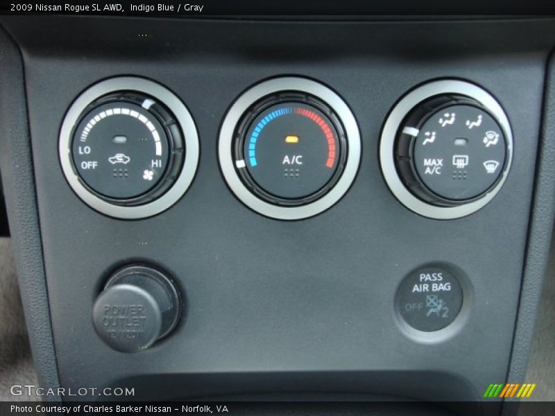 Indigo Blue / Gray 2009 Nissan Rogue SL AWD