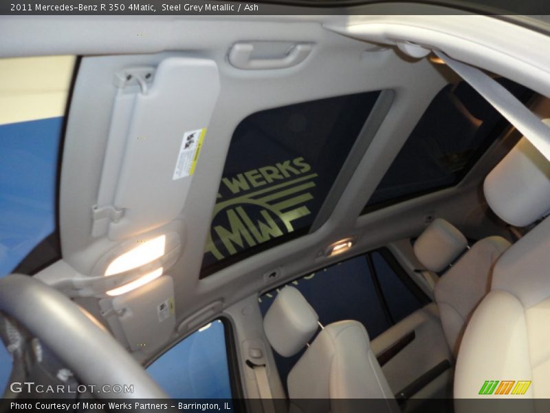 Steel Grey Metallic / Ash 2011 Mercedes-Benz R 350 4Matic