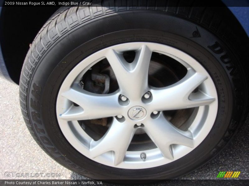 Indigo Blue / Gray 2009 Nissan Rogue SL AWD