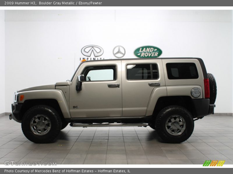 Boulder Gray Metallic / Ebony/Pewter 2009 Hummer H3