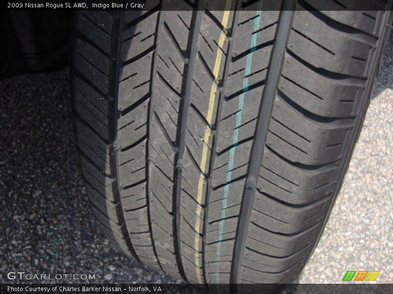 Indigo Blue / Gray 2009 Nissan Rogue SL AWD