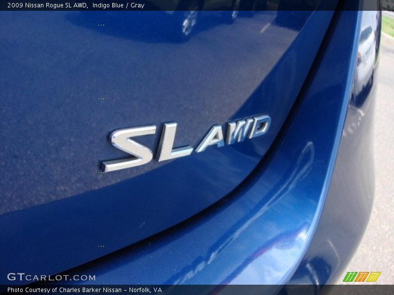 Indigo Blue / Gray 2009 Nissan Rogue SL AWD