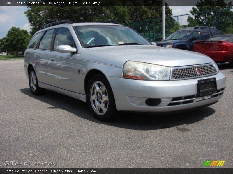 Bright Silver / Gray 2003 Saturn L Series LW200 Wagon