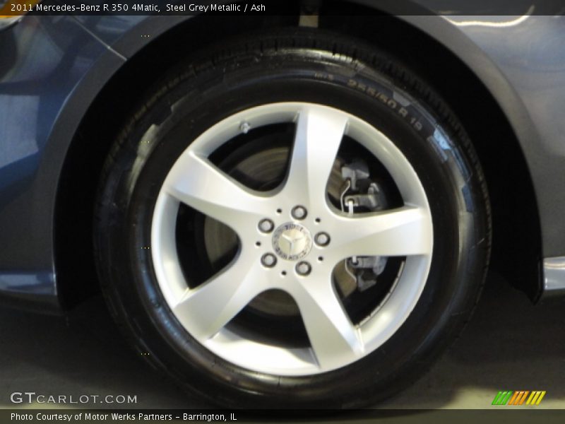Steel Grey Metallic / Ash 2011 Mercedes-Benz R 350 4Matic