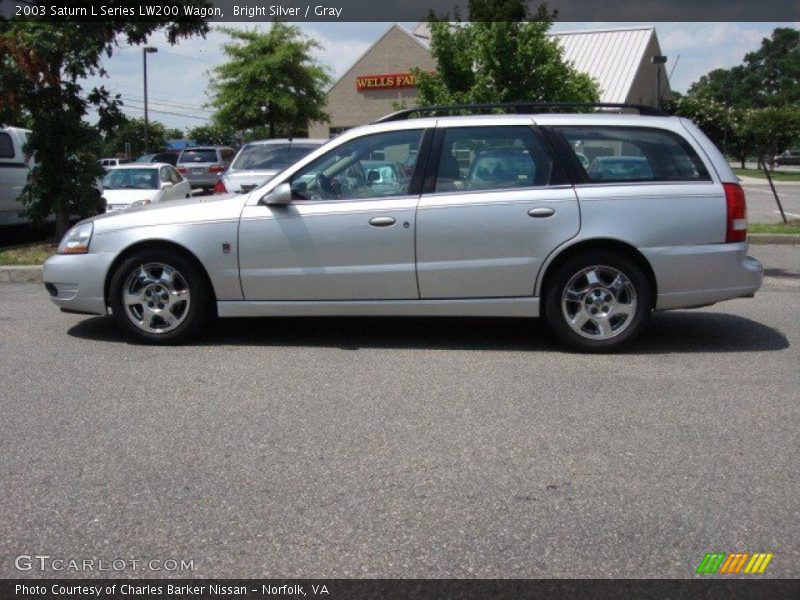 Bright Silver / Gray 2003 Saturn L Series LW200 Wagon