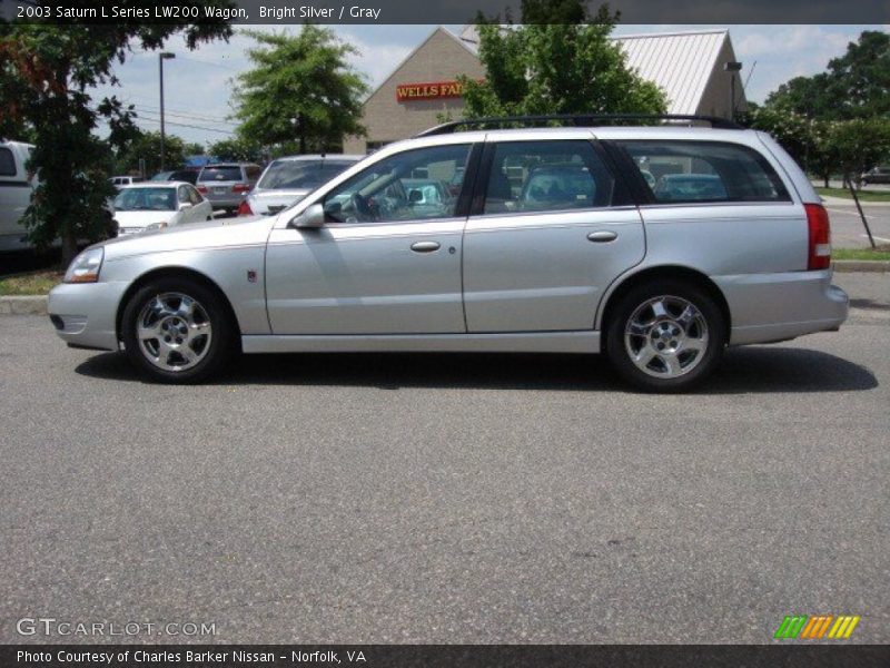 Bright Silver / Gray 2003 Saturn L Series LW200 Wagon