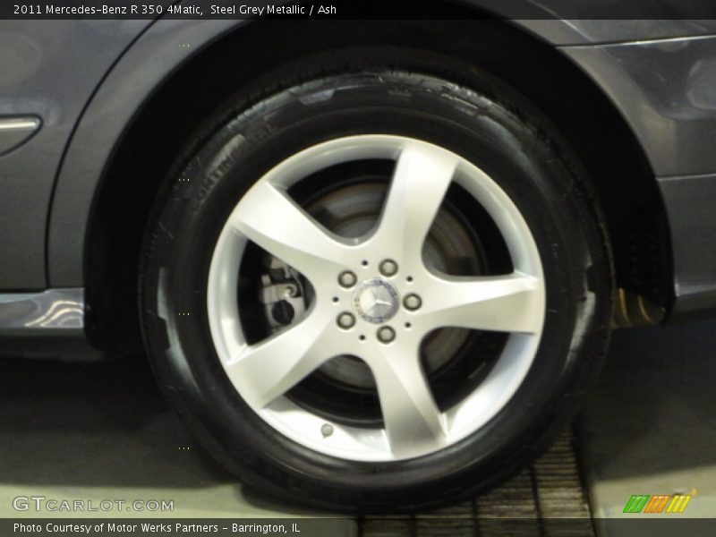 Steel Grey Metallic / Ash 2011 Mercedes-Benz R 350 4Matic