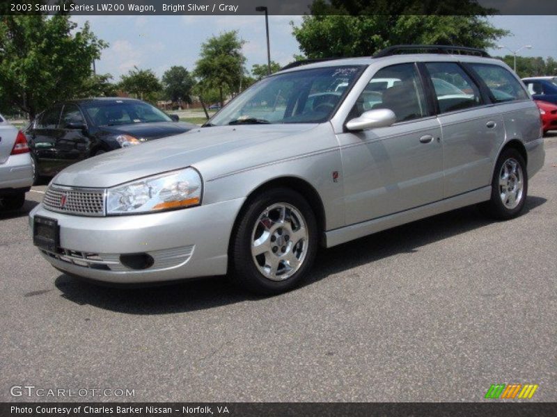 Bright Silver / Gray 2003 Saturn L Series LW200 Wagon