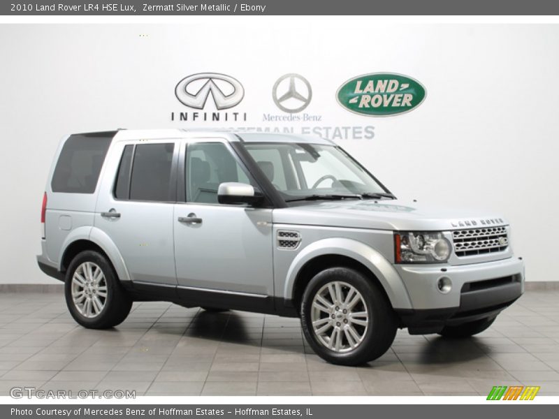 Zermatt Silver Metallic / Ebony 2010 Land Rover LR4 HSE Lux