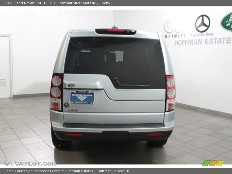 Zermatt Silver Metallic / Ebony 2010 Land Rover LR4 HSE Lux