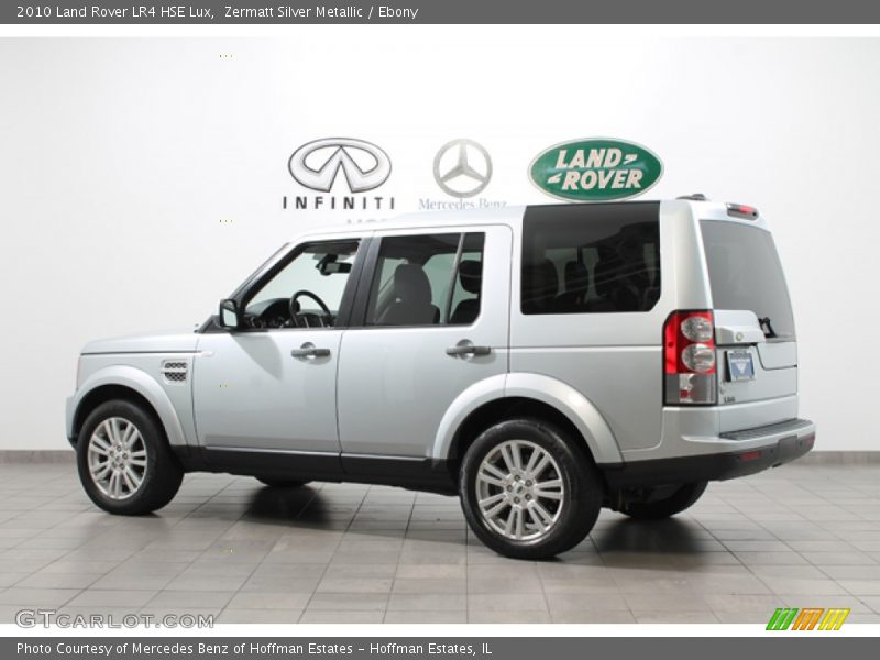 Zermatt Silver Metallic / Ebony 2010 Land Rover LR4 HSE Lux