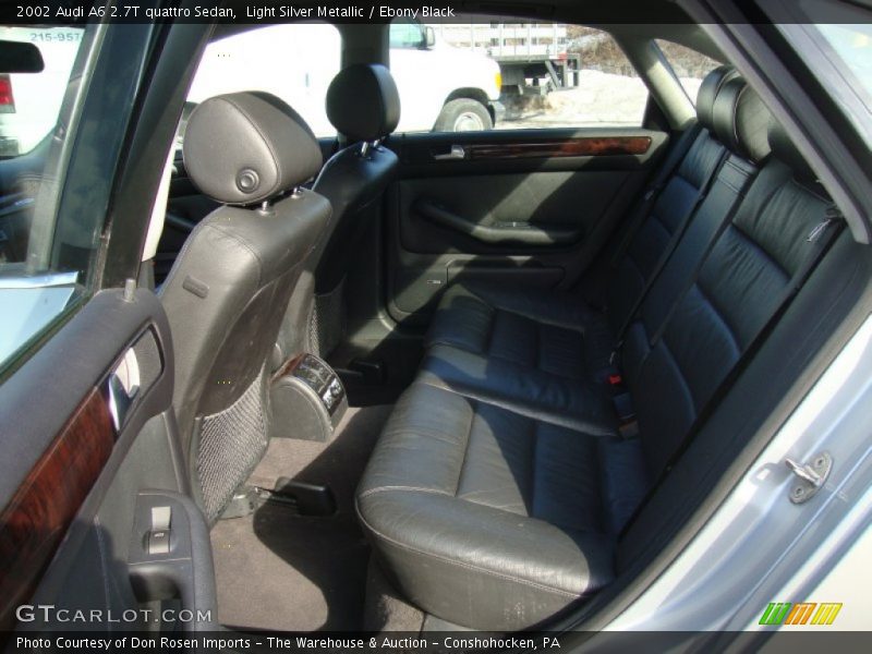 Light Silver Metallic / Ebony Black 2002 Audi A6 2.7T quattro Sedan