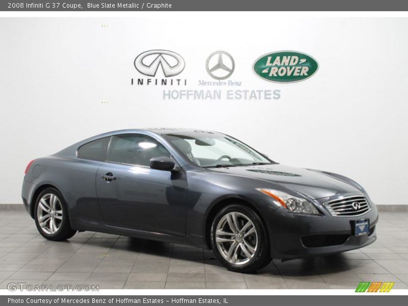 Blue Slate Metallic / Graphite 2008 Infiniti G 37 Coupe