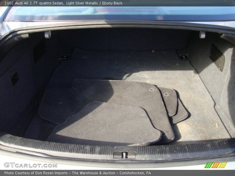 Light Silver Metallic / Ebony Black 2002 Audi A6 2.7T quattro Sedan