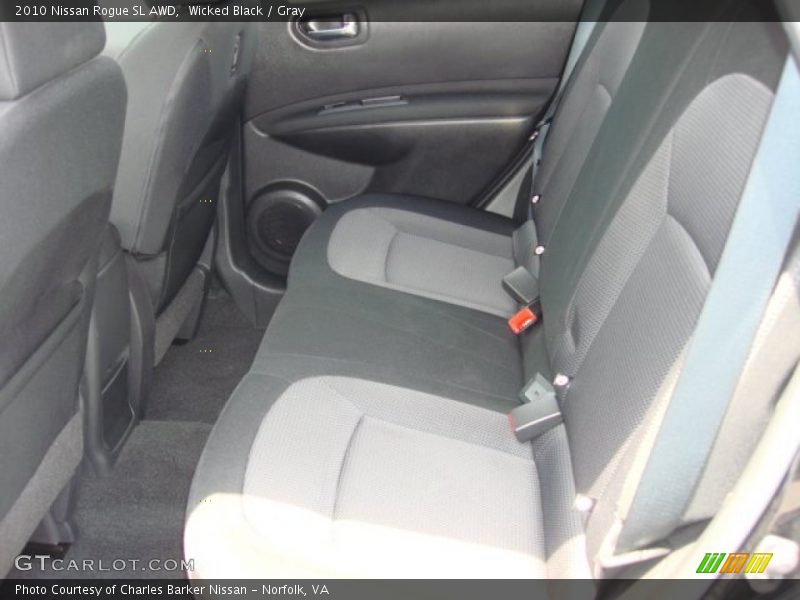 Wicked Black / Gray 2010 Nissan Rogue SL AWD