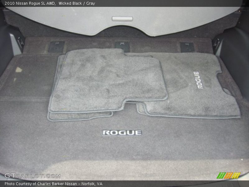 Wicked Black / Gray 2010 Nissan Rogue SL AWD