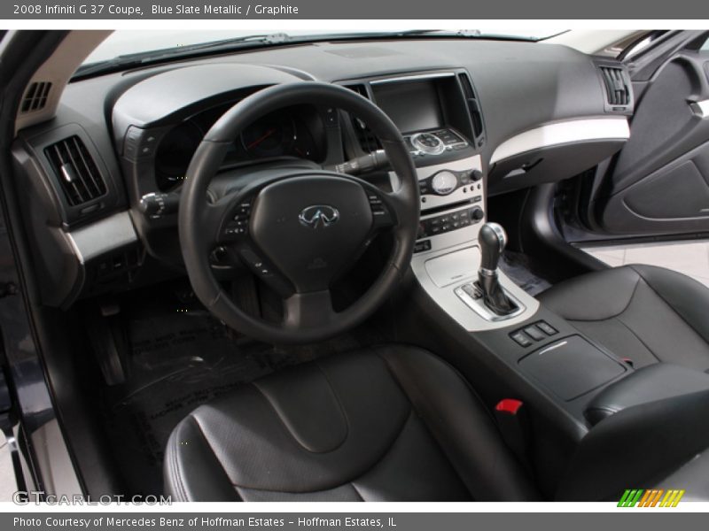 Blue Slate Metallic / Graphite 2008 Infiniti G 37 Coupe