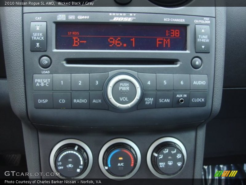 Wicked Black / Gray 2010 Nissan Rogue SL AWD